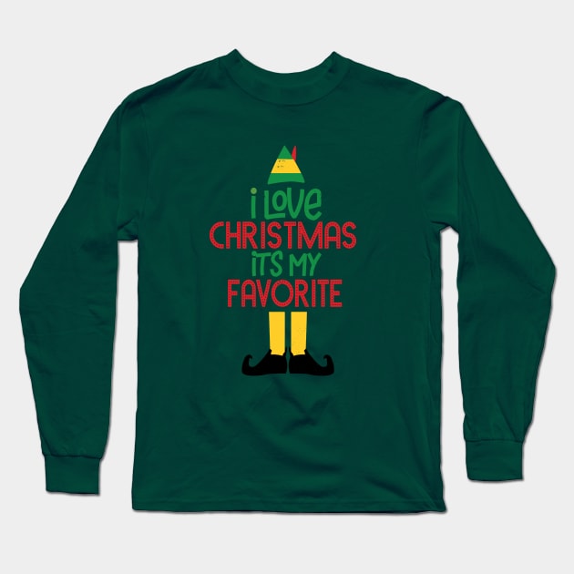 I love Christmas, it's my favorite Long Sleeve T-Shirt by BodinStreet